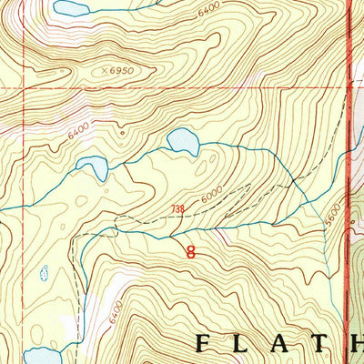United States Geological Survey Cedar Lake, MT (1994, 24000-Scale) digital map