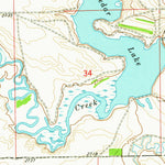 United States Geological Survey Cedar Lake, ND (1973, 24000-Scale) digital map