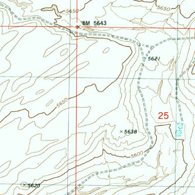 United States Geological Survey Cedar Lake Wash, AZ (1979, 24000-Scale) digital map