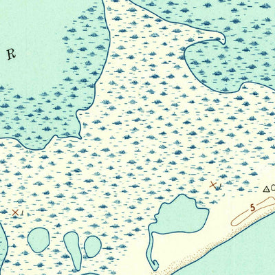 United States Geological Survey Cedar Lakes East, TX (1943, 24000-Scale) digital map