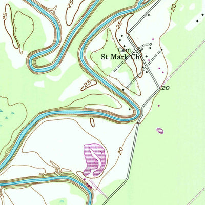 United States Geological Survey Cedar Lane, TX (1952, 24000-Scale) digital map