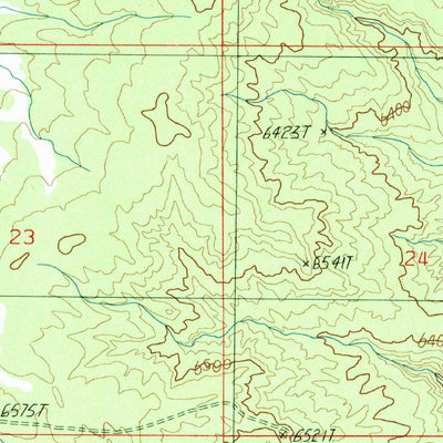 United States Geological Survey Cedar Mesa North, UT (1989, 24000-Scale) digital map