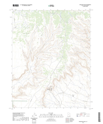 United States Geological Survey Cedar Mesa South, UT (2023, 24000-Scale) digital map
