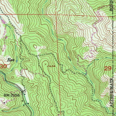 United States Geological Survey Cedar Mountain, CA (1956, 24000-Scale) digital map