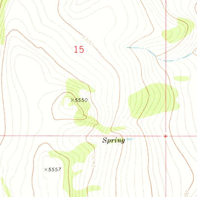United States Geological Survey Cedar Mountain, OR (1972, 24000-Scale) digital map