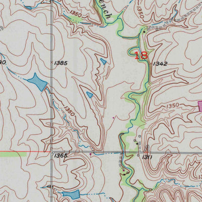 United States Geological Survey Cedar Point, KS (1957, 24000-Scale) digital map