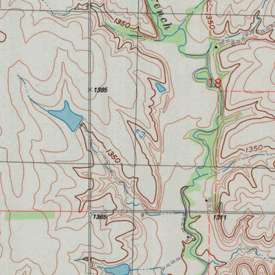United States Geological Survey Cedar Point, KS (1989, 24000-Scale) digital map