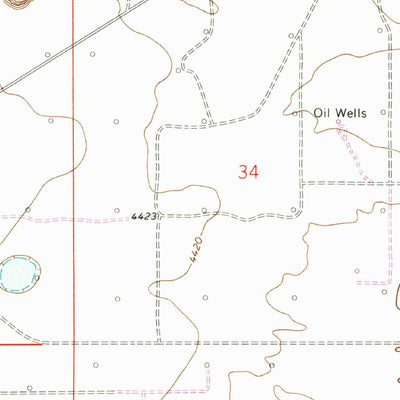 United States Geological Survey Cedar Point SE, NM (1973, 24000-Scale) digital map