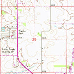 United States Geological Survey Cedar Rapids North, IA (1967, 24000-Scale) digital map