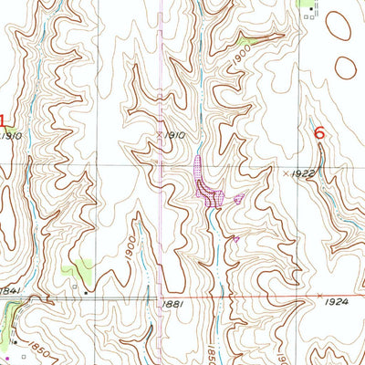 United States Geological Survey Cedar Rapids SE, NE (1954, 24000-Scale) digital map