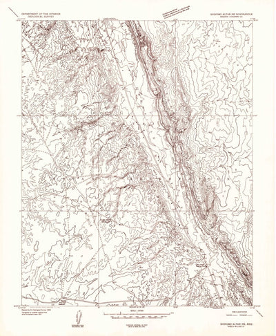 United States Geological Survey Cedar Ridge, AZ (1954, 24000-Scale) digital map