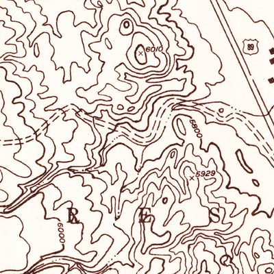 United States Geological Survey Cedar Ridge, AZ (1954, 24000-Scale) digital map