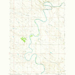 United States Geological Survey Cedar Ridge, ND (1973, 24000-Scale) digital map