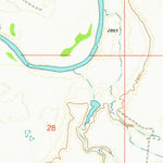 United States Geological Survey Cedar Ridge, ND (1973, 24000-Scale) digital map