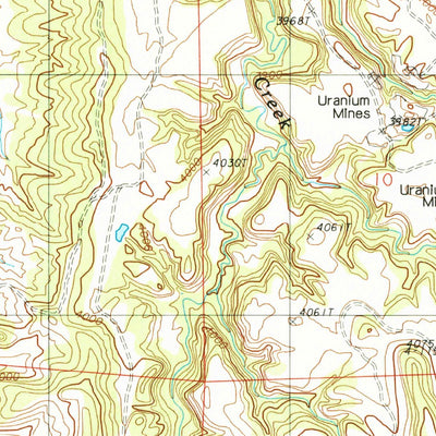 United States Geological Survey Cedar Ridge, WY (1984, 24000-Scale) digital map