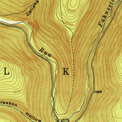 United States Geological Survey Cedar Run, PA (1948, 24000-Scale) digital map