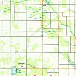 United States Geological Survey Cedar Springs, MI (1985, 100000-Scale) digital map