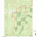 United States Geological Survey Cedar Springs Mountain, OR (1998, 24000-Scale) digital map