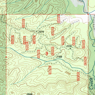 United States Geological Survey Cedar Springs Mountain, OR (1998, 24000-Scale) digital map