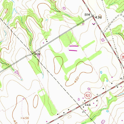United States Geological Survey Cedar Springs, TX (1962, 24000-Scale) digital map
