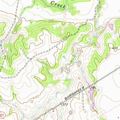 United States Geological Survey Cedar Springs, TX (1962, 24000-Scale) digital map