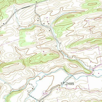 United States Geological Survey Cedar Springs, VA (1959, 24000-Scale) digital map