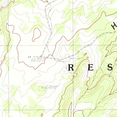 United States Geological Survey Cedar Tree Hills, AZ (1985, 24000-Scale) digital map