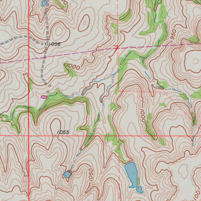 United States Geological Survey Cedar Vale East, KS (1962, 24000-Scale) digital map
