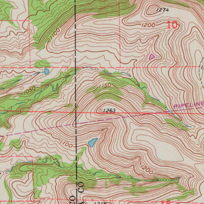 United States Geological Survey Cedar Vale West, KS (1962, 24000-Scale) digital map