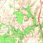 United States Geological Survey Cedardale, OK (1969, 24000-Scale) digital map