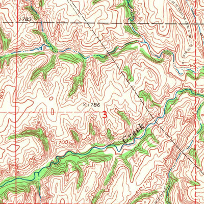 United States Geological Survey Cedardale, OK (1969, 24000-Scale) digital map