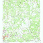 United States Geological Survey Cedartown East, GA (1967, 24000-Scale) digital map