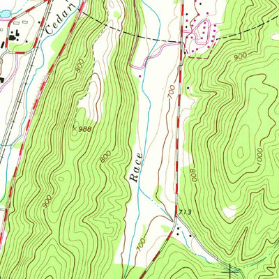 United States Geological Survey Cedartown West, GA (1967, 24000-Scale) digital map