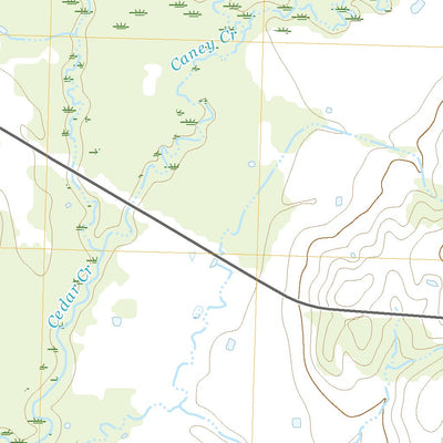 United States Geological Survey Cedarvale, TX (2022, 24000-Scale) digital map