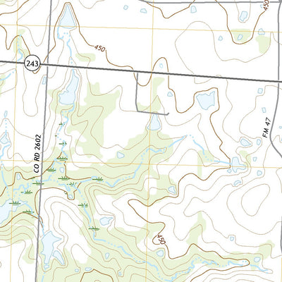 United States Geological Survey Cedarvale, TX (2022, 24000-Scale) digital map