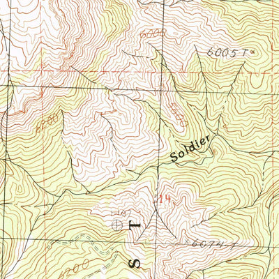 United States Geological Survey Cedarville, CA (1990, 24000-Scale) digital map