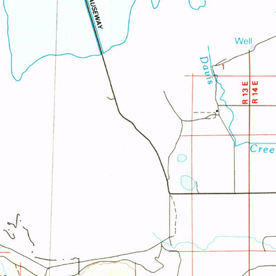 United States Geological Survey Cedarville, CA-OR (1983, 100000-Scale) digital map