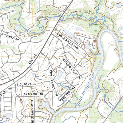 United States Geological Survey Cedarville, IN (2022, 24000-Scale) digital map