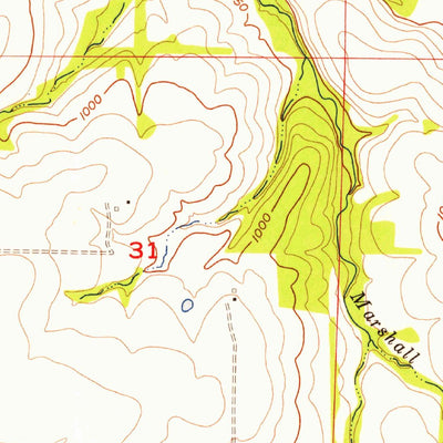 United States Geological Survey Cedarville, MO (1956, 24000-Scale) digital map