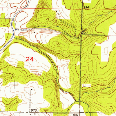 United States Geological Survey Cedarville, MO (1956, 24000-Scale) digital map