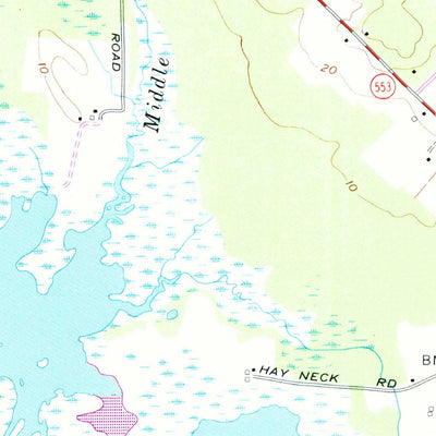 United States Geological Survey Cedarville, NJ (1956, 24000-Scale) digital map
