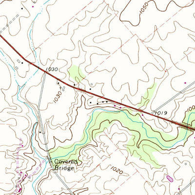 United States Geological Survey Cedarville, OH (1968, 24000-Scale) digital map