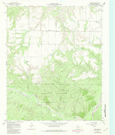 United States Geological Survey Cee Vee, TX (1966, 24000-Scale) digital map