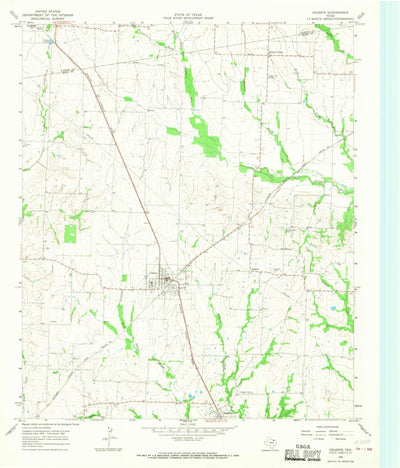 United States Geological Survey Celeste, TX (1964, 24000-Scale) digital map