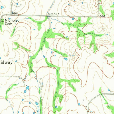 United States Geological Survey Celeste, TX (1964, 24000-Scale) digital map