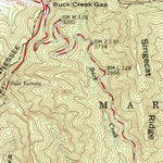 United States Geological Survey Celo, NC (1960, 24000-Scale) digital map