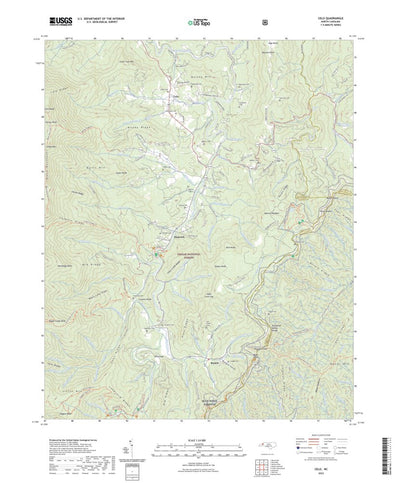United States Geological Survey Celo, NC (2022, 24000-Scale) digital map