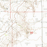 United States Geological Survey Cement Hill, MT (1984, 24000-Scale) digital map