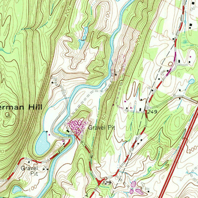 United States Geological Survey Cementon, NY (1963, 24000-Scale) digital map