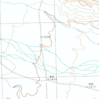 United States Geological Survey Cementosa Wash, AZ (1990, 24000-Scale) digital map